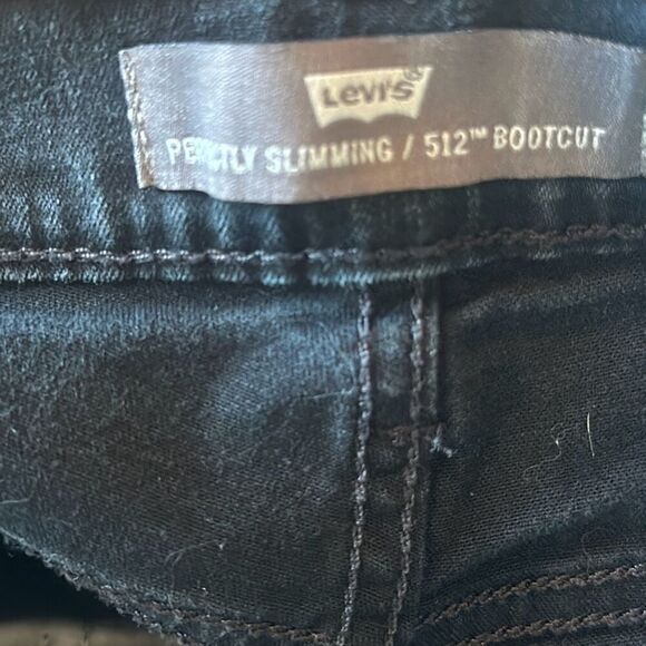 Levi’s Women’s Jeans Perfectly Slimming Bootcut 512 Black Jeans size 8 - Picture 8 of 10